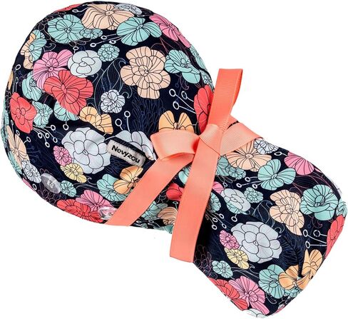 Satin Lined Scrub Cap for Women, Work Hat Medical Dental Surgeon Adjustable Elastic Tie Surgical Cap (Dark Blue) in Saudi Arabia