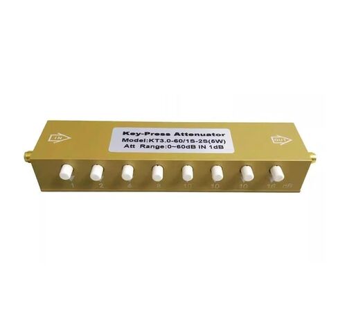 SMA Type Adjustable attenuator DC-2.5/3/4GHz 0-30/60/90dB 2/5W(0-90dB 0-3GHz5W) in Saudi Arabia