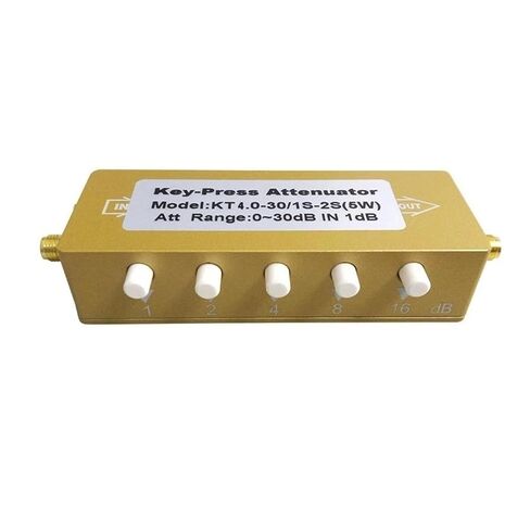 SMA Type Adjustable attenuator DC-2.5/3/4GHz 0-30/60/90dB 2/5W(0-90dB 0-3GHz5W) in Saudi Arabia