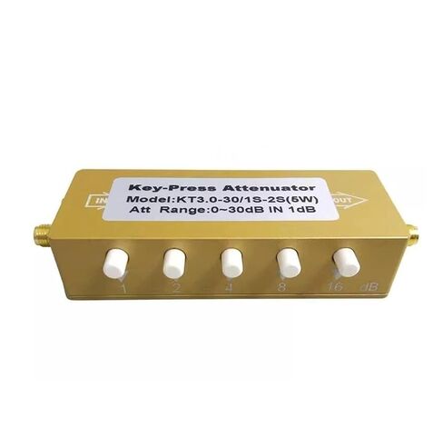 SMA Type Adjustable attenuator DC-2.5/3/4GHz 0-30/60/90dB 2/5W(0-90dB 0-3GHz5W) in Saudi Arabia