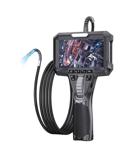 Ancel AN302 Endoscope Two-Way Articulating Borescope with 7 LED Lights Dual Camera HD Endoscope Car Inspection Tools in Saudi Arabia