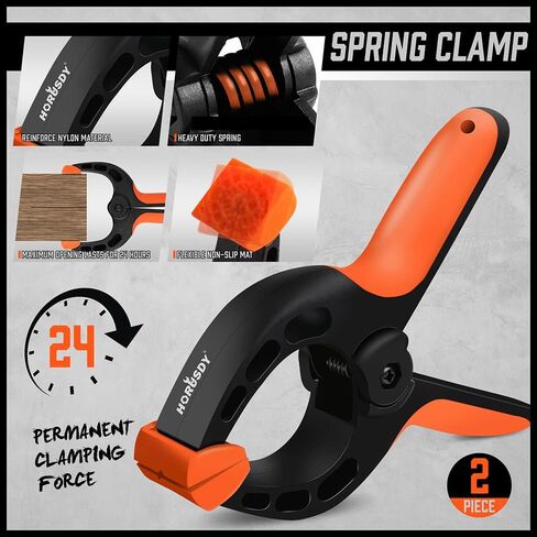 HORUSDY 8-Pack Bar Clamps for Woodworking, 12" and 6" Bar Clamps, Wood Working Clamp Sets, Quick Clamps F Clamp with 150 LBS Load Limit (8-Pack Wood Clamps) in Kuwait