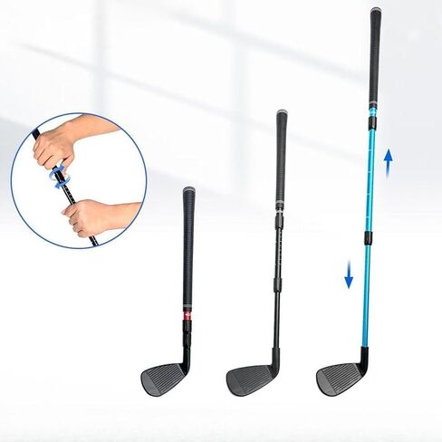 Golf Wedge Golf Chipper Club, Adjustable Beginners Golfer Gift Sports Outdoor Accessory Chipping Practice Club with Scale in Saudi Arabia