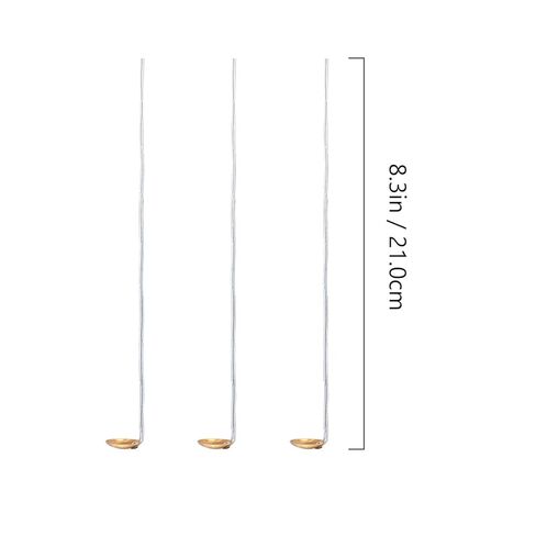Garneck 15pcs Copper Combustion Spoons for Laboratory Use Ergonomic Design Chemical Reaction Spoons Heat-Resistant Teaching Instruments for Schools and Science Labs in Saudi Arabia