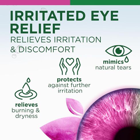 Similasan Irritated Eye Relief Drops, Instant Relief and Long-Lasting Comfort, Naturally Inspired Ingredients for Irritated Eyes, Mimics Natural Tears, Preservative-Free, Contact Lens Friendly, 10ml in Kuwait