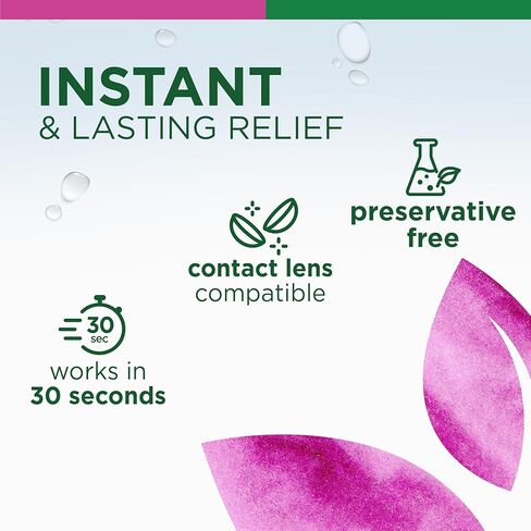 Similasan Irritated Eye Relief Drops, Instant Relief and Long-Lasting Comfort, Naturally Inspired Ingredients for Irritated Eyes, Mimics Natural Tears, Preservative-Free, Contact Lens Friendly, 10ml in Kuwait