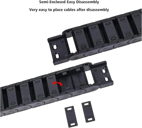 Drag Chainfor 1 Meter Plastic Cable Wire Carrier Drag Chain for CNC Router Machine Cable Channel Printers in Kuwait