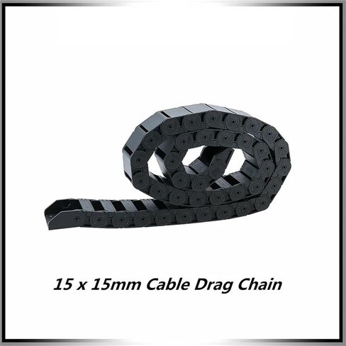 15 x 15mm 15 * 15mm L1000mm Cable Drag Chain Wire Carrier End Connectors Semi-Enclosed in Saudi Arabia