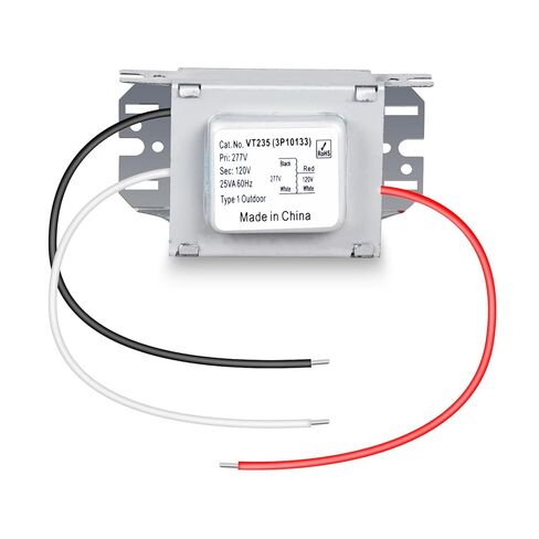 277V to 120V Magnetic Step Down Voltage Transformer, 25VA Max Load Compact Enclosed Transformer for Lighting Controls, sensors, HVAC Systems Industrial Installations in Kuwait