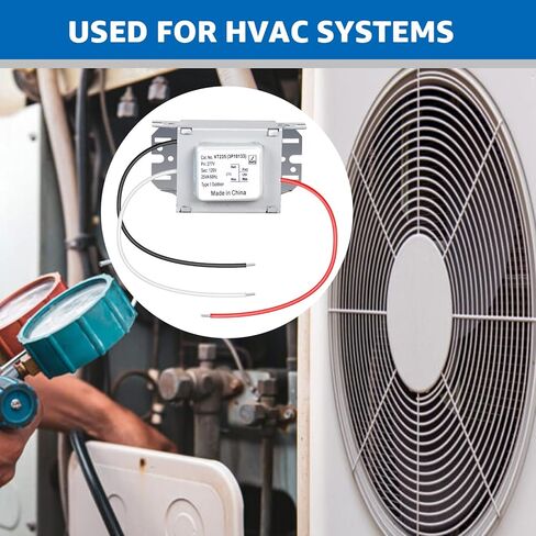 277V to 120V Magnetic Step Down Voltage Transformer, 25VA Max Load Compact Enclosed Transformer for Lighting Controls, sensors, HVAC Systems Industrial Installations in Kuwait