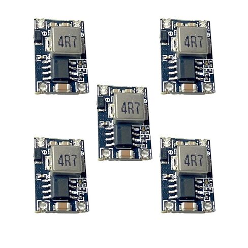 5-Pack MP1584EN Buck Converter Module - 5V/1.8A Step-Down Regulator 5-30V Input to 5V Output, Mini360 DC-DC Board for Drones/Small Aircraft/Arduino/Robotics Power Systems​​ in Saudi Arabia