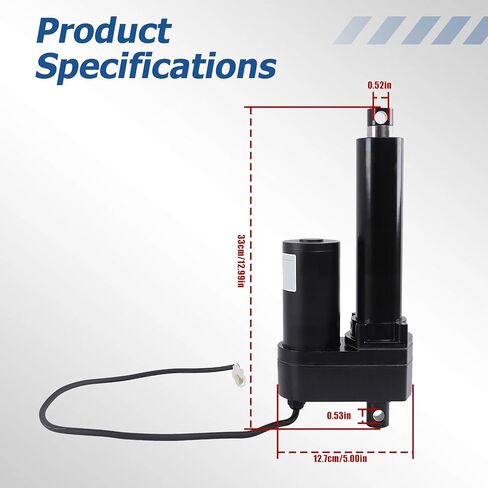 WFLNHB 12V BM23765 Actuator Replacement for John Deere Utility Vehicle Gator 4x2 6x4 Trail Worksite TH TS TX M-Gator Lift Actuator BM20701 BM21468 in Kuwait