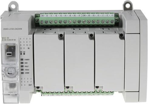 2080-LC50-24QWB 24 I/O EtherNet/IP Controller 2080LC5024QWB Sealed in Box 1 Year Warranty in Saudi Arabia