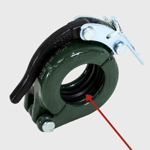 Concrete Pump Placing Line Shotcrete System 2.5" Hevi-Duty Clamp Replacement Gasket HD, Box of 6 in Kuwait