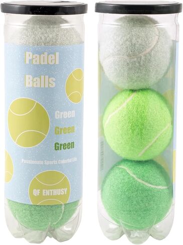 Tennis Balls, 3 Pack Colored Tennis, Suitable for Beginner, Training, Practice Sessions, Single Can in Saudi Arabia