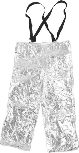 Jeffergarden Heat Insulated Suit, Fireproof Aluminized Clothing with Helmet Jacket Pants Gloves Shoe Covers, for High Temperature Workers Firefighters in Boiler Welding Forestry Engineering in Saudi Arabia