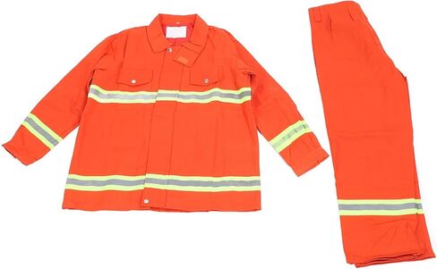 aqxreight Mystical/Fantasy Retardant Suit 97 Type Reflective Fireproof Heat Insulation Workwear Coverall M Heat Proof Essential Mystical/Fantasy Retardant SuitFlame CoverallFlame Workwear (L) in Saudi Arabia