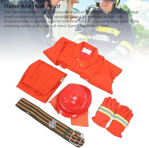 aqxreight Mystical/Fantasy Retardant Suit 97 Type Reflective Fireproof Heat Insulation Workwear Coverall M Heat Proof Essential Mystical/Fantasy Retardant SuitFlame CoverallFlame Workwear (M) in Saudi Arabia