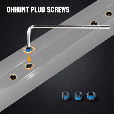ohhunt 30 pcs Plug Screw Set Includes Both #6-48/#8-40 and #10-32 Screws for Plugging Extra Holes in Saudi Arabia