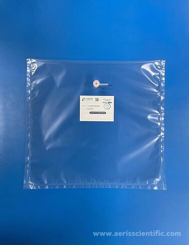 Tedlar 10L - Air Sampling - Gas Sampling - 2 Way Valve w/Septum - (10 Pack) in Saudi Arabia