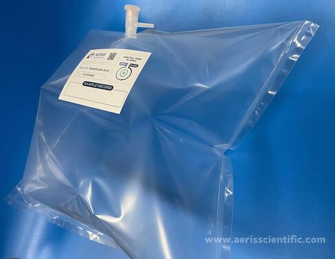 Tedlar 10L - Air Sampling - Gas Sampling - 2 Way Valve w/Septum - (10 Pack) in Saudi Arabia
