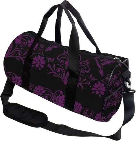 حقيبة نسائية أرجوانية زهرية مقاومة للبقع، حقيبة أكسفورد كبيرة الحجم، حزام كتف قابل للتعديل، حقيبة ظهر قابلة للتحويل، حقيبة لطيفة لعطلة نهاية الأسبوع للمشي لمسافات طويلة وأساسيات صالة الألعاب الرياضية للنساء in Kuwait