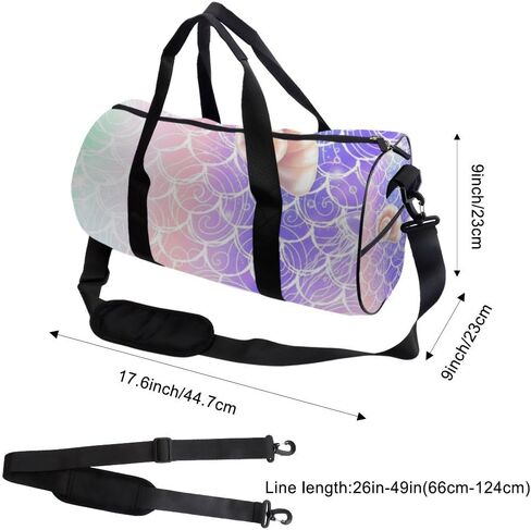 حقيبة واق من المطر قابلة للطي وقابلة للتعبئة من وايت لاين للسفر وحقائب أكسفورد وحزام كتف قابل للتعديل، حقيبة ظهر قابلة للتحويل وحقيبة عطلة نهاية الأسبوع لطيفة لحمل التدريب على أساسيات صالة الألعاب الرياضية للنساء in Kuwait