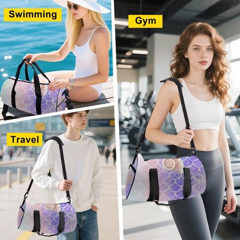 حقيبة واق من المطر قابلة للطي وقابلة للتعبئة من وايت لاين للسفر وحقائب أكسفورد وحزام كتف قابل للتعديل، حقيبة ظهر قابلة للتحويل وحقيبة عطلة نهاية الأسبوع لطيفة لحمل التدريب على أساسيات صالة الألعاب الرياضية للنساء in Kuwait