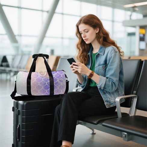 حقيبة واق من المطر قابلة للطي وقابلة للتعبئة من وايت لاين للسفر وحقائب أكسفورد وحزام كتف قابل للتعديل، حقيبة ظهر قابلة للتحويل وحقيبة عطلة نهاية الأسبوع لطيفة لحمل التدريب على أساسيات صالة الألعاب الرياضية للنساء in Kuwait