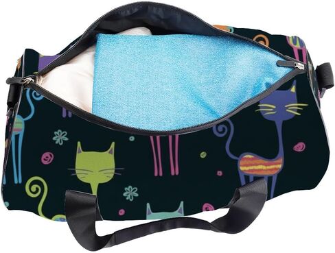 حقيبة رياضية للرجال منقوشة مقاومة للبقع، حقيبة أكسفورد لحمل الحقائب، حزام كتف قابل للتعديل، حقيبة ظهر قابلة للتحويل، حقيبة رياضية لطيفة للمشي لمسافات طويلة وأساسيات الملاكمة للنساء in Kuwait