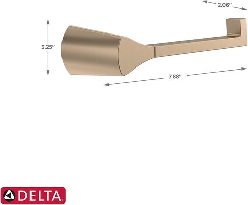 Delta Faucet Zura Toilet Paper Holder, Champagne Bronze, Bathroom Accessories, 774500-CZ in Kuwait