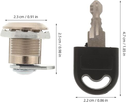 Stainless Steel Lock and Key Set for Commercial Roll Paper Towel Dispenser and Toilet Paper Dispenser Replacement Secure Lock Accessory for Bathroom in Kuwait