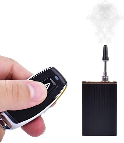 Metal Smoke Machine,mini smoke machine for Photography, Parties, and Atmosphere Creation - Durable and Portable Fog Generator (black metal) in Kuwait