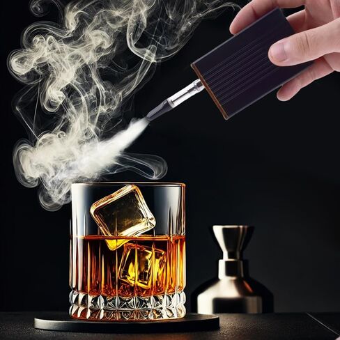 Metal Smoke Machine,mini smoke machine for Photography, Parties, and Atmosphere Creation - Durable and Portable Fog Generator (black metal) in Kuwait