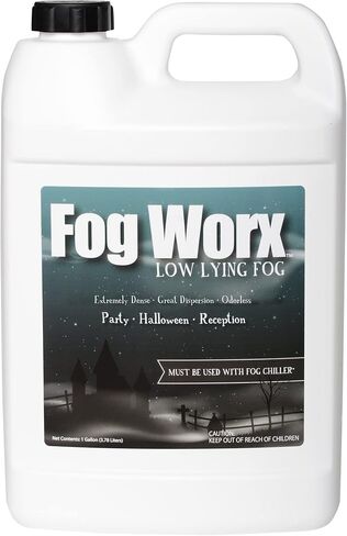 Fogworx Low Lying Fog Juice, Long Lasting Low Lying Indoor-Outdoor Fog, Designed Fog Chillers, Ground Foggers and Low Lying Fog Generators, 1 Quart in Kuwait