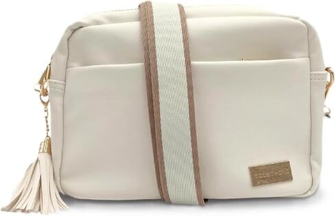 حديثة+حقيبة Alice Crossbody الأنيقة: محفظة جلد نباتي مع جيوب خارجي/داخلي فسيح ، مقود رئيسي ومحفظة للسيدات مطابقة in Kuwait