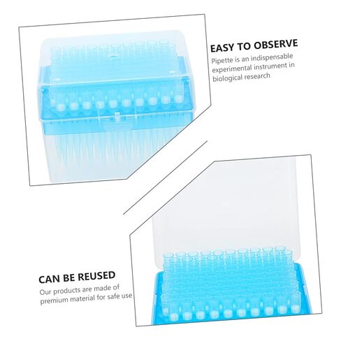 100pcs Lengthened Pipette Tips Filter Core Disposable Plastic for Pipette in Saudi Arabia