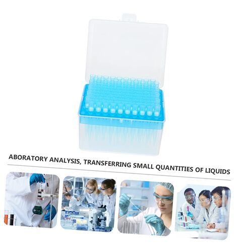 100pcs Lengthened Pipette Tips Filter Core Disposable Plastic for Pipette in Saudi Arabia
