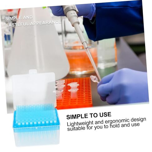 100pcs Lengthened Pipette Tips Filter Core Disposable Plastic for Pipette in Saudi Arabia