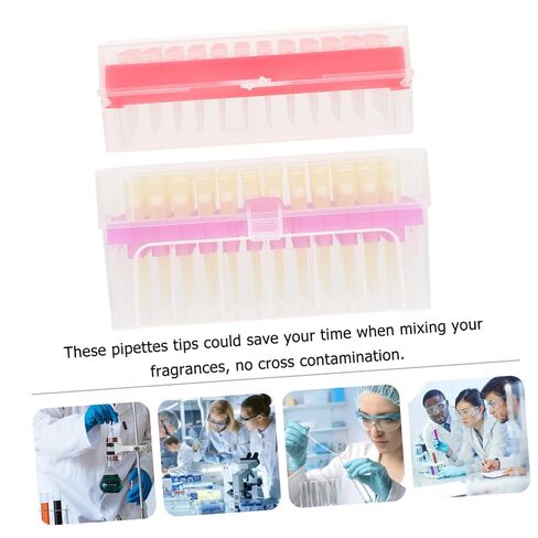 LIFKOME 2 Boxes 10ul/200ul Plastic Filter Element Suction Head Pipettor for DIY Experiments in Saudi Arabia