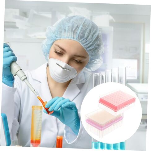LIFKOME 2 Boxes 10ul/200ul Plastic Filter Element Suction Head Pipettor for DIY Experiments in Saudi Arabia