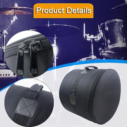 Bass Drum Bag Percussion Accessory Drummer Gift Oxford Cloth Bass Drum Case Protection Bag, 20 inch in Kuwait