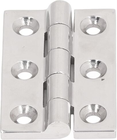 Boat Stainless Steel Lift Off Hinge, Heavy Duty Take Apart Door Hinge for Kayaks, Yachts, Boats with Polished Finish, 6 Holes, Easy Installation Suitable for Replacement in Saudi Arabia