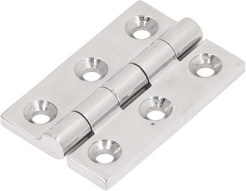 Boat Stainless Steel Lift Off Hinge, Heavy Duty Take Apart Door Hinge for Kayaks, Yachts, Boats with Polished Finish, 6 Holes, Easy Installation Suitable for Replacement in Saudi Arabia