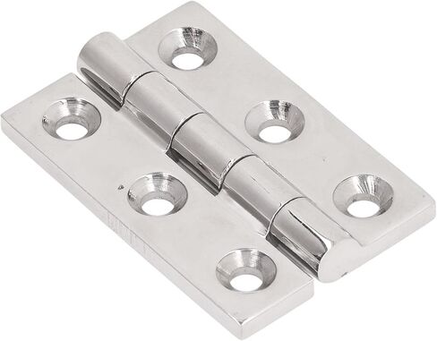 Boat Stainless Steel Lift Off Hinge, Heavy Duty Take Apart Door Hinge for Kayaks, Yachts, Boats with Polished Finish, 6 Holes, Easy Installation Suitable for Replacement in Saudi Arabia