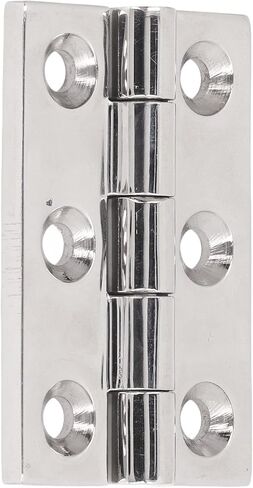 Boat Stainless Steel Lift Off Hinge, Heavy Duty Take Apart Door Hinge for Kayaks, Yachts, Boats with Polished Finish, 6 Holes, Easy Installation Suitable for Replacement in Saudi Arabia