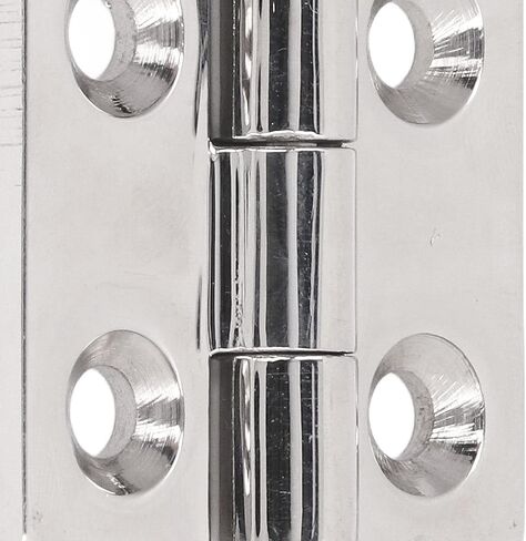 Boat Stainless Steel Lift Off Hinge, Heavy Duty Take Apart Door Hinge for Kayaks, Yachts, Boats with Polished Finish, 6 Holes, Easy Installation Suitable for Replacement in Saudi Arabia