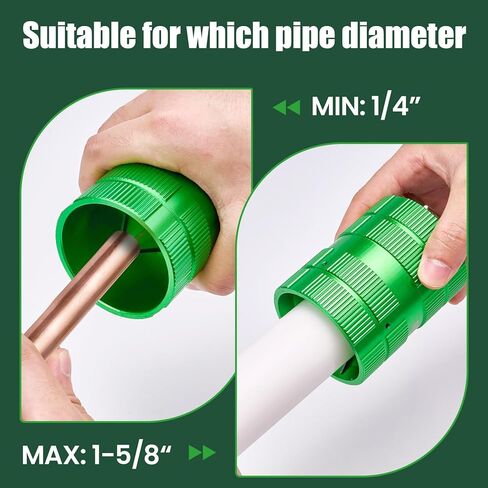 Super Stars Pipe Reamer Tool with 4 Blades - 1/4–1-5/8 inch Inner & Outer Deburring Tool for Copper, PVC, PPR, Brass, Aluminum, and Stainless Steel Tubing in Saudi Arabia