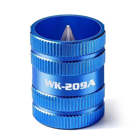 أداة ثقب الأنابيب من سوبر ستارز مع 4 شفرات - أداة إزالة الأزيز الداخلية والخارجية مقاس 1/4–1-5/8 بوصة للأنابيب النحاسية والكلوريد متعدد الفينيل وPPR والنحاس والألومنيوم والفولاذ المقاوم للصدأ in Kuwait