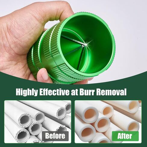 Super Stars Pipe Reamer Tool with 4 Blades - 1/4–1-5/8 inch Inner & Outer Deburring Tool for Copper, PVC, PPR, Brass, Aluminum, and Stainless Steel Tubing in Saudi Arabia